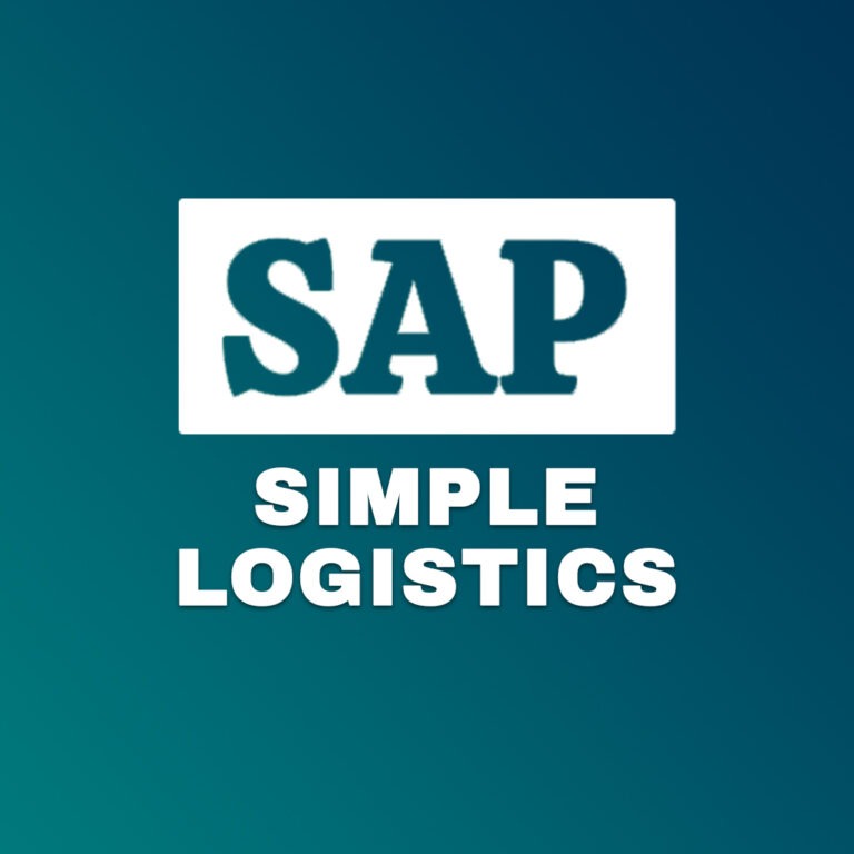 SAP SIMPLE LOGISTICS